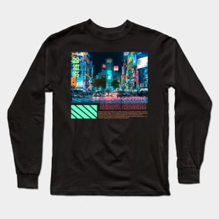 Shibuya Scramble Crossing Japan Long Sleeve T-Shirt